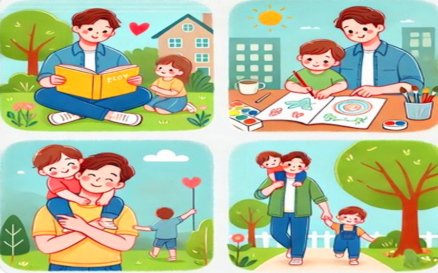 Опис : поради для батьків з дітьми